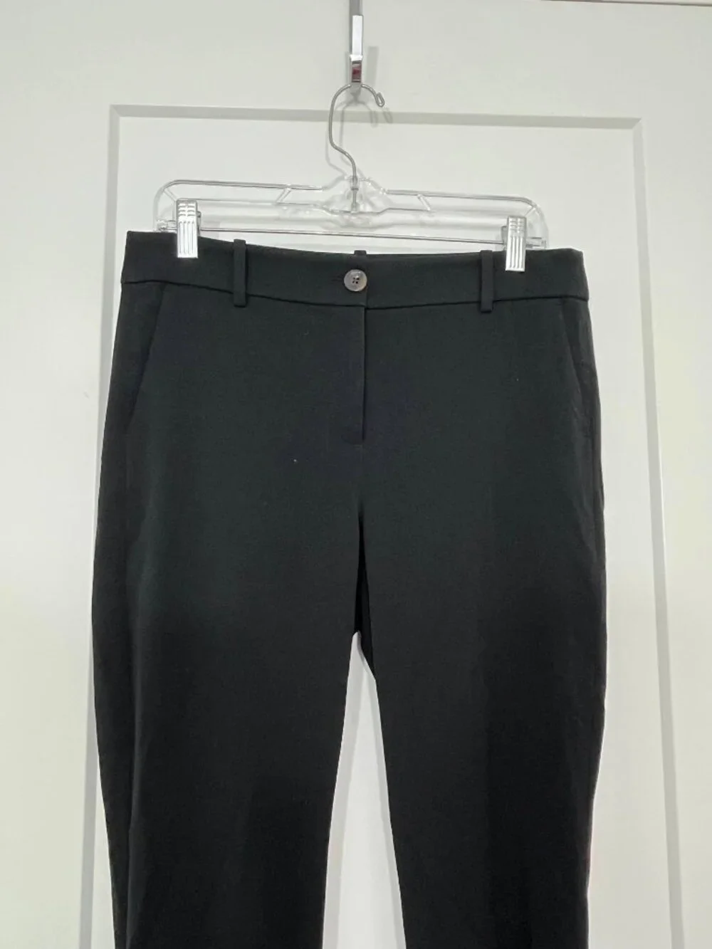J.Crew Size 8 Black Tailored Ankle Trousers